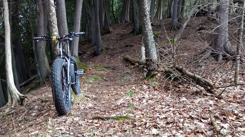 mountain biking the tranquil bluff trail mackinac island